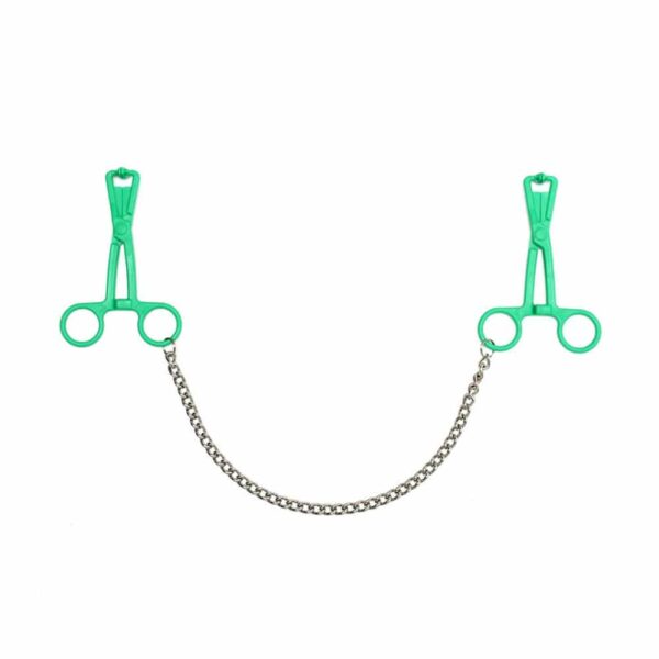 Scissor Nipple Clamps With Chain