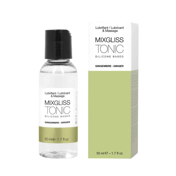 Mixgliss silicone based lube made in france gingier perfume Tonic